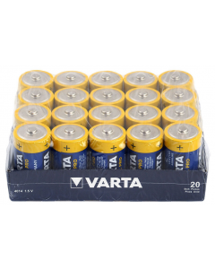 Köp Varta Industrial D/LR20 1,5V Alkaliskt batteri 20pk av batterigiganten.se för 429,00 kr