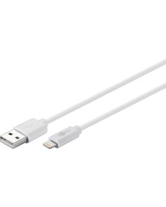2m Lightning 8-pin data / ladekabel til Apple iPhone 5, 6, 7 og iPad - Apple-MFI