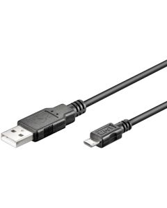 Köp Micro USB kabel, 3 meter USB 2.0 kompatibel 5-stifts av batterigiganten.se för 75,00 kr