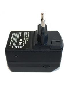 Batterilader for Sanyo DB-L20, VAR-AL20, VAR-L20NI - Input 110-230VAC