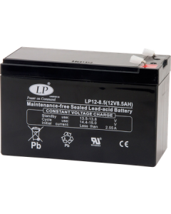 Köp 12V 9Ah AGM batteri stark ström 151x65x100mm, 6,3mm Faston, passar till UPS av batterigiganten.se för 471,00 kr