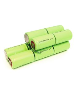 12V 9Ah batteripakke for dykkerlykt 180X66x66 (Ø80) 4x4x2