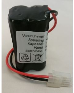 Köp 4,8V 1,5Ah NIMH HT Batteri for Eltek, Profilux, OvaLED etc. av batterigiganten.se för 299,00 kr