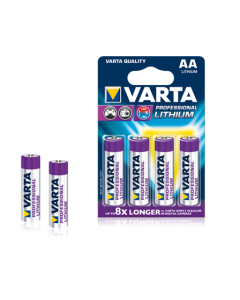 Köp Varta Professional Lithium AA 1,5V batteri (4 st.) av batterigiganten.se för 139,00 kr