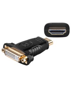 HDMI adapter - HDMI til DVI-D (19pin HDMI til 24+1 DVI)