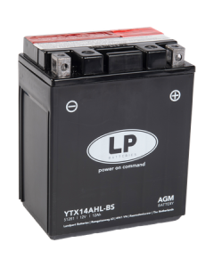 YTX14AH-BS batteri till MC och ATV 12V 12Ah (134x89x166mm)