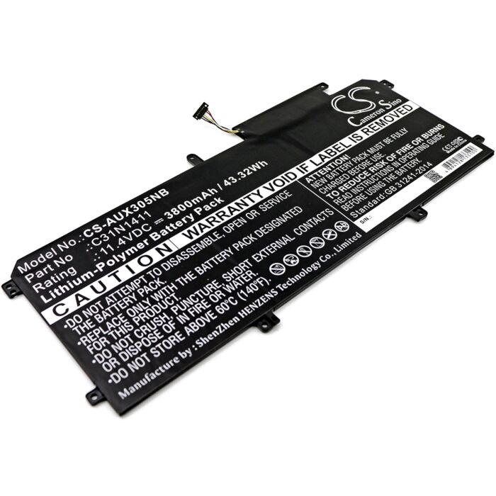  Batteri for Asus U305 UX305 C31N1411 MBXAS-BA0115