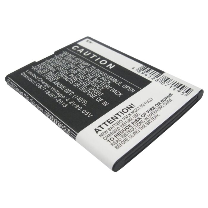 Batteri til Huawei 3,7V 1600mAh Li-ion HB4W1H
