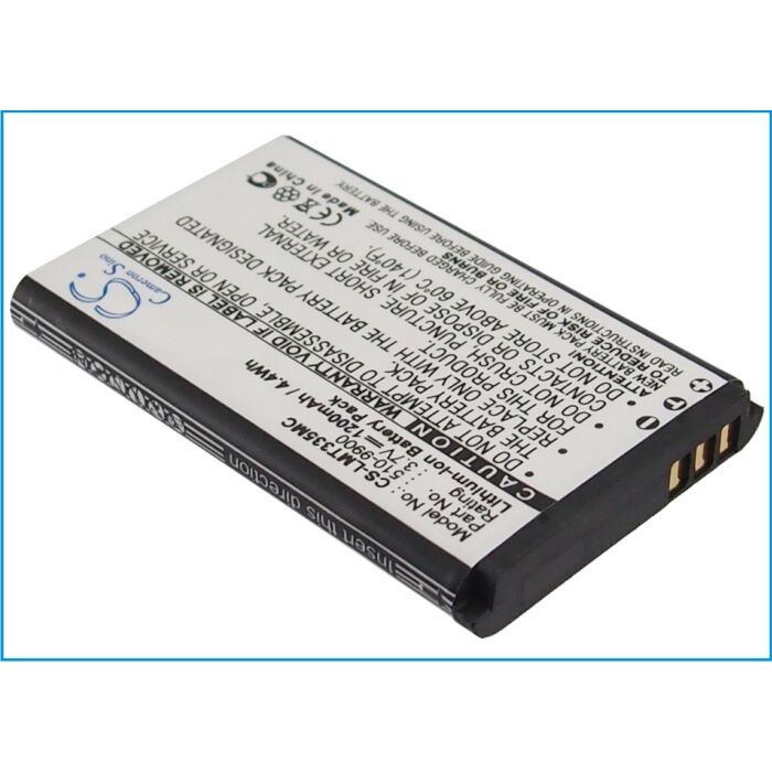 Batteri til Liquid Image briller, 3,7V 1200mAh Li-ion