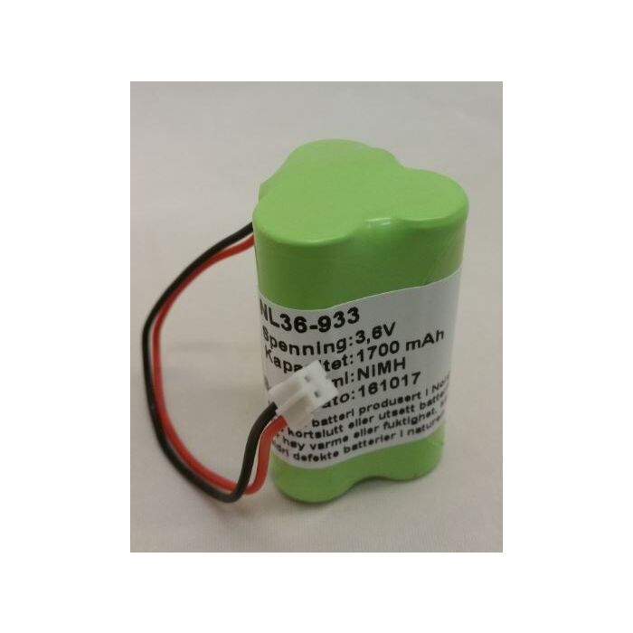 Batteri til Autronica ledelys 3,6V 1500mAh NIMH høytemperatur