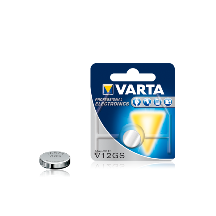 Varta V12GS Sølvoksid 1,55V batteri 105 mAh SR43