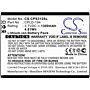Batteri for Coolpad 3312A, Belleza 3321, Belleza 3321 CP3321AT CPLD-194 3.7 V 1300 mAh Li-ion