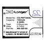 Batteri for Panasonic Attune II HD3, WX-CH455, WX-ST100, WX-ST WX-SB100 3.7 V 700 mAh Li-ion
