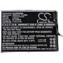 Batteri for GIONEE Allview X4 Soul Style, Allview X4 Soul Styl BL-N4000Z 3.85 V 4000 mAh Li-Polymer