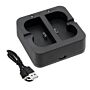 Batteri for Ring Video Doorbell 2, 8VR1S7, Spotlight Cam, 8AB1 Dual Port Charging Station AC to DC