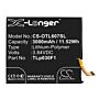 Batteri for Vodafone Smart Platinum 7, VFD 900; Alcatel One To TLp030F1 3.84 V 3000 mAh Li-Polymer