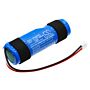 Batteri for Groove onn Rugged Speaker, Rugged SM, Wireless LED RF-18650-1S1P 3.7 V 2600 mAh Li-ion