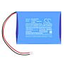 Batteri for Creator ST-7600C Wireless Touch Screen, ST-7600 PT508080 7.4 V 5000 mAh Li-Polymer