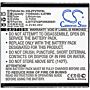 Batteri for ZTE V797 Li3712T42P3H525051 3.7 V 1100 mAh Li-ion