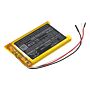 Batteri for Rand McNally TND-730, TND-720 EU074160P 3.7 V 1600 mAh Li-Polymer