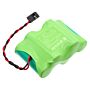 Batteri for Heine X-004.99.641, X-04.99.623, X-04.99.624, batt 110908-U 6 V 1200 mAh Ni-CD