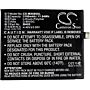 Batteri for MeiZu M3e, A680Q, A680M, Meilan E BA02 3.85 V 3100 mAh Li-Polymer