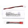 Batteri for Thorn Voyager Star LA 2 SBS CON3 75 59009424 2.4 V 4500 mAh Ni-MH