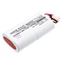 Batteri for Eaton CEAG lamp, SV EURO 4 LED, SV EURO 4L LED 40066071181 4.8 V 2000 mAh Ni-CD