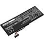 Batteri for MSI GS43VR PHANTOM PRO-210, GS43VR 7RE PHANTOM PRO BTY-M47 7.6 V 8000 mAh Li-ion