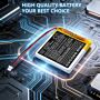Batteri for GHB ABM800 BAT-ABM-A2 3.8 V 2000 mAh Li-Polymer
