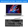 Batteri for Schenker VIA 14, VIA 14 Late 2020, Work 17 Tiger L L140BAT-4 7.7 V 9300 mAh Li-Polymer
