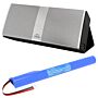 Batteri for Philips Fidelio P9, P9BLK/98, P9SLV/98, P9WHT/10, ICR18650-1S3P 11.1 V 2600 mAh Li-ion