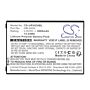 Batteri for Urovo i6200S, i6300A, i6292S HBL6200 3.8 V 3800 mAh Li-Polymer