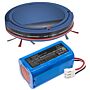 Batteri for Severin Chill RB7020, RB7021, RB7022, RB7025, RB-7 INR18650-4S 14.4 V 2600 mAh Li-ion