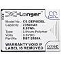 Batteri for Doro 8035, DSB-0170 DBT-2500A 3.8 V 2350 mAh Li-Polymer