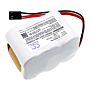 Batteri for Welch-Allyn Manuel Audiometer 5200 AM232; Graystad OM10827 7.2 V 2000 mAh Ni-MH