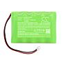 Batteri for Atral Logisty; Daitem 318-16D, S318-22F, ES318-22F BATNIMH2 12 V 2000 mAh Ni-MH