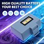 Batteri for Zebra QL220, QL220+, QL320, QL320+, QL220 Plus, QL AT16004-1 7.4 V 3400 mAh Li-ion