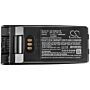 Batteri for Icom IC-F3400, IC-F3400D, IC-F3400DP, IC-F3400DPS, BP-283 7.4 V 2500 mAh Li-ion