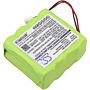 Batteri for Visonic 0-100459, 0-100498, 0-100535, 0-5466-8, 0- 0-9912-L 9.6 V 2000 mAh Ni-MH