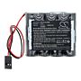 Batteri for EI Mobika Cash Register, Ticket Cash Register 0338 4.8 V 2000 mAh Ni-MH