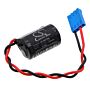Batteri for Schneider NUM 1020, NUM 1040, NUM 1060, TSX17, TSX LS14250-TSX 3.6 V 1200 mAh Li-SOCl2