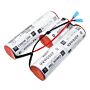 Batteri for Tiga IL800, IL600, IL60; Mica Halogen Y216F, MY083 30059216.00 6 V 4000 mAh Ni-CD