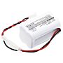 Batteri for Dual-Lite LXW-13-X2, LXW-15-X2, LXW-16-X2 24D679 4.8 V 800 mAh Ni-CD