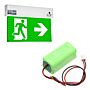 Batteri for Fischer NLK1U003SC, NLK2U003SC, NLK3U003SC, NLS1D0 AW-0480-0080AAA-NM01 4.8 V 600 mAh Ni-MH
