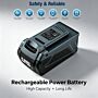 Batteri for Wild Badger 40v 16" Cordless Electric Brushless Ch WB40V2.0AHB 40 V 4000 mAh Li-ion