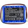 Batteri for Angel AJ5800, AJ5803, AJ5807, AJ5808, AJ5808A, AJ5 HYHB-1227 12 V 2000 mAh Ni-MH