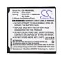 Batteri for IDS152GA 3.85 V 5400 mAh Li-ion