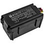 Batteri for Lauben 26BB; Blaupunkt XSMART, BPK-VCBB1XS, XEASY, 6.60.40.04-0 14.4 V 3000 mAh Li-ion