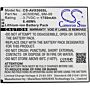 Batteri for Archos 50D Neon, A50D Neon BM-09 3.7 V 1750 mAh Li-ion